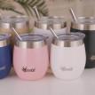 Термостакан зі сталевою трубочкою Cheeki Wine Tumbler Pink Champagne (220 мл)