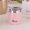 Термостакан зі сталевою трубочкою Cheeki Wine Tumbler Pink Champagne (220 мл)