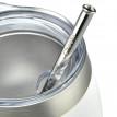 Термостакан со стальной трубочкой Cheeki Wine Tumbler Spirit White (220 мл)