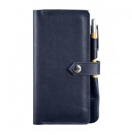 Кожаный тревел-кейс 4.0 (темно-синий)